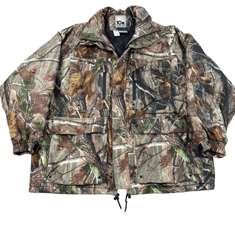 10X BPX323300 AP Realtree Camo Hunting Jacket Men's XL Polyester